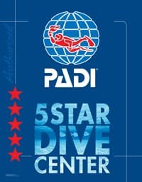 Emblema PADI 5 Star Dive Center
